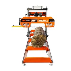 Segheria Portatile TMG PSM30 con Motore da 14 HP, Larghezza Lama 28'', Lunghezza Tronco 12FT, Lunghezza Banco di Lavoro 14.5FT, Macchinario Forestale - Product Image 5