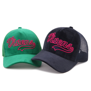 Casquette de baseball personnalisée brodée en velours côtelé à 6 panneaux, réglable avec fermeture snapback, pour adultes, motif personnage, taille unique, vente en gros - Product Image 5