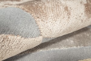 Tapis persan sur mesure en laine et soie, tufté à la main, à poils bouclés, écologique, lavable, avec support antidérapant en PVC, pour la décoration intérieure - Product Image 3