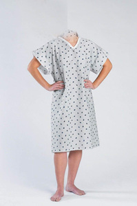 Robe de patient d'hôpital, robe de patient à manches longues - Product Image 3