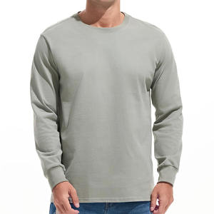 Camisetas de Manga Larga Personalizadas al por Mayor, Camisetas de Algodón de Manga Larga, Ropa Casual de Manga Larga para Hombre al por Mayor - Product Image 3