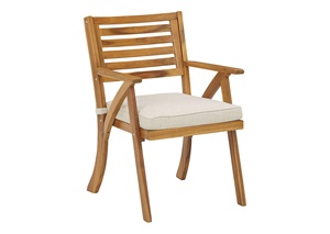 Teak Outdoor Garden Chair Set with Cushion and <b>Table</b> for poolside and outdoor use - Product Image 6