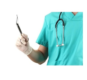 Ciseaux à pansements manuels en acier inoxydable de qualité supérieure pour hôpitaux, soins intensifs, premiers secours, cliniques, urgences médicales, soins infirmiers et traumatismes - Product Image 2