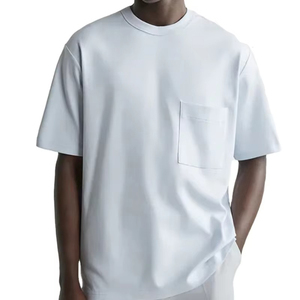 Camisetas de Hombre Extra Grandes al Por Mayor, Camisetas de Algodón de Manga Corta con Logotipo Personalizado, Camisetas Lisas de Talla Grande para Hombre - Product Image 6