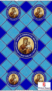 Tissu africain imprimé sur mesure, design nigérian, tissu de luxe pour robes de mariée, vêtements de fête et ameublement. - Product Image 5