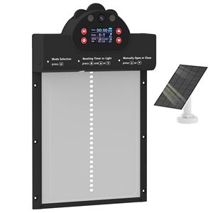 Telecamera AI 2K HD con Porta Automatica per Pollaio, Batteria Grande da 5200 mAh, WiFi, Alimentazione Solare, Controllo Remoto 100% tramite App, Attrezzatura per Allevamento - Product Image 1