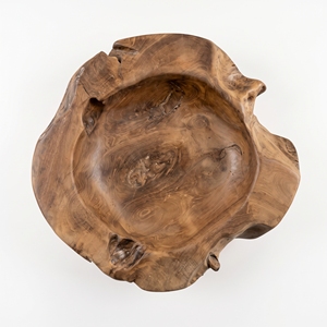 Bol en teck pour l'hôtellerie, centre de table sculptural en bois de racine organique pour hôtels, complexes hôteliers, villas, restaurants et projets d'aménagement intérieur commercial - Product Image 5