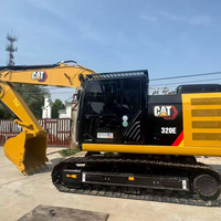 Excavatrice d'occasion Caterpillar CAT 320E, injection directe mécanique, moteur CAT 3066T, 20 tonnes, fabrication originale au Japon, 320D