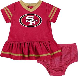 Vestido Jersey para Bebé Niña de los Buffalo Bills con Braguitas, Azul, Malla, Temática de Fútbol Americano, Conjunto Deportivo - Product Image 6