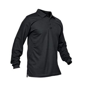 Polo de manga corta para hombre, camisa con logotipo personalizado, OEM, de talla grande - Product Image 4