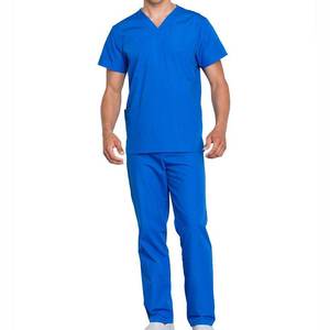 Wholesale High Quality Medical <b>Doctor</b> Nurse Suits Scrubs Uniforms <b>Sets</b> Custom Logo Men Women's Plain Hospital Surgical Knitted - Product Image 2