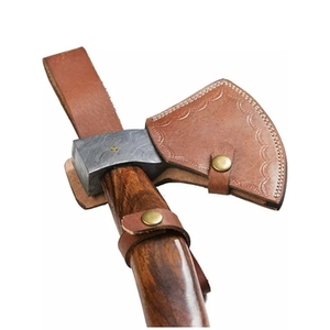 Hache artisanale en acier Damas avec manche en bois de rose pour le travail du bois, personnalisation ODM/OEM, 1 kg - Product Image 2