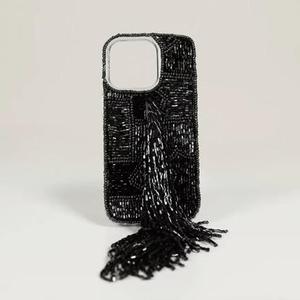 เคสโทรศัพท์หนังเทียมทรงสี่เหลี่ยมประดับพู่ห้อยหรูหราสำหรับ iPhone 11 12 13 14 15 16 17 Pro Max - Product Image 1