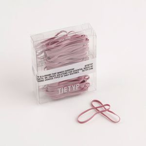 Coleteros TIETYP, Bandas Elásticas de Goma de Color Sólido, Minimalistas y Modernas para Uso Diario, Paquete para Mujer, Empaquetado en Cartón, Hecho en Corea - Product Image 1
