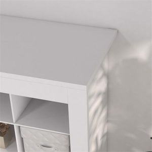 Moderno Armadio Portascarpe in MDF Bianco, Regolabile e Impermeabile, Soluzione Salvaspazio e Antipolvere per la Casa - Product Image 4