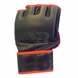 Custom Logo Genuine Leather MMA Gloves for Competition Soft <b>Foam</b> <b>Padding</b> Superior Craftsmanship UFC Fight MMA Grappling Gloves - Product Image 6