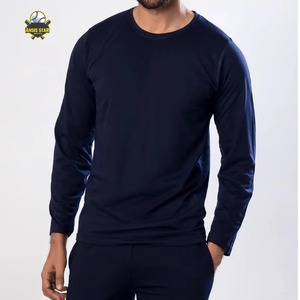 T-shirt à manches longues pour homme, séchage rapide, respirant, durable, design personnalisé, sport, course à pied, écologique, prix de gros - Product Image 4