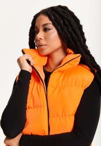 Chaleco Corto Acolchado de Mujer 2026 Estilo Urbano, Sin Mangas, con Cremallera, Ajustable, Ligero, para Exteriores - Product Image 4