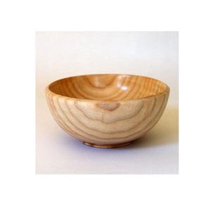 Rustic Handmade Wooden Bowl for Serving Rice Salad Fruit Pasta Bread Snacks and Side Dishes - Product Image 2