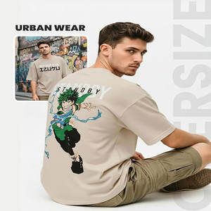 เสื้อยืดคอกลมแบบโอเวอร์ไซส์ ผ้าคอตตอนเนื้อหนา 100% สกรีนโลโก้ตามสั่ง สไตล์ลำลอง ไหล่ตก ทรงพื้นฐาน ใส่ได้ทั้งชายและหญิง สีพื้น ผ้าถัก - Product Image 2