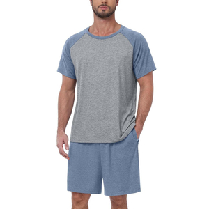 Ensemble T-shirt et short d'été décontracté pour homme, séchage rapide, respirant, haute qualité, logo personnalisé, course à pied - Product Image 3