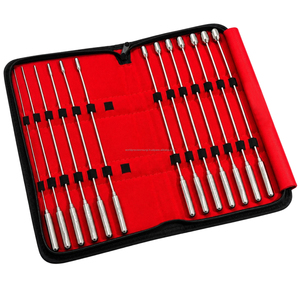 Rosebud Tip Dilator Set 13Pcs Stainless Steel Surgical Instruments Case for Gynecology Urology Use Manual Hospital ISO13485 - Product Image 1