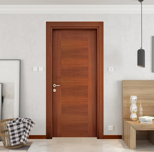 Puerta de Madera con Aislamiento Acústico Duradero, Diseño de Panal de Abeja, para Dormitorio, Oficina, Hotel, Estilo Minimalista, Puerta Interior Sólida de MDF - Product Image 5