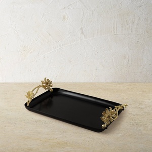 Bandeja de ginkgo para decoración del hogar, bandeja de ginkgo para decoración de interiores, bandeja de ginkgo para decoración contemporánea, bandeja de ginkgo para decoración estética. - Product Image 6