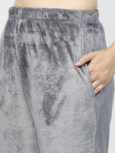 Combinaisons de nuit en polaire polyester respirantes à manches longues pour femmes - Product Image 4