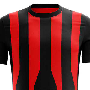 Camiseta de Fútbol de Primera Calidad para Adultos, Unisex, Transpirable, Talla Grande, Color Rojo, 100% Poliéster, Manga Corta, OEM - Product Image 4