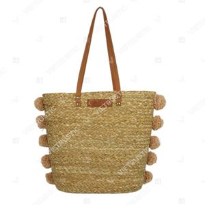 กระเป๋าโท้ท FESTIVA ทำจากหญ้าทะเลธรรมชาติ พร้อมตกแต่งด้วยพู่ด้านข้าง - Product Image 3