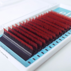 Extensions de cils en vison de soie individuels 0.15mm PBT plateaux à cils C D cils d'emballage - Product Image 2