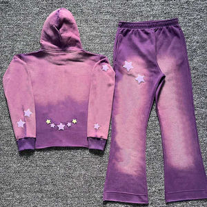 <b>Men</b>’s New Fashion Premium Distressed Embroidery Tracksuit Fully Customizable Winter Set - Product Image 2