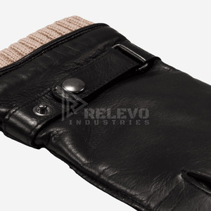 Guantes de Motocicleta de Cuero Calefactables, Guantes Térmicos de Invierno para Motociclistas, Resistentes al Viento, con Logotipo Personalizado - Product Image 2