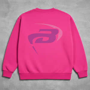 Sudadera de la hermandad Jack And Jill Of America, color rosa, con cuello redondo, con ilustraciones inspiradoras para niños y el logotipo llamativo de JAJOA. - Product Image 2
