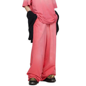 Pantalones Deportivos Casuales de Pierna Ancha y Corte Regular para Mujer, 100% Algodón Felpa, Secado Rápido y Transpirables, Diseño y Estampado Personalizables - Product Image 3