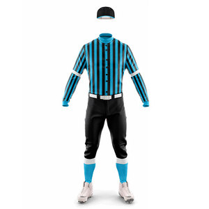 Uniforme de baseball sublimé pour hommes, design de doublure vierge, séchage rapide, tenue d'été légère, ensemble de softball à motifs pour équipes et clubs - Product Image 2