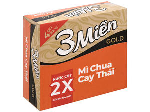 บะหมี่กึ่งสำเร็จรูป 3 มี้น โกลด์ รสเนื้อตุ๋นสมุนไพร คุณภาพเยี่ยม ยี่ห้อเวียดนาม บรรจุกล่อง 65 กรัม/แพ็ค - Product Image 6