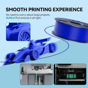 Neatly Wound 1.75mm <b>PLA</b> Filament for 3D Printers Accurate +/- 0.02mm Dimensional Accuracy Fit for Most Models - Product Image 2