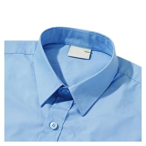 100% Cotton Children's Soft Comfortable Button Short Sleeve <b>School</b> Shirt Shorts Custom Design High Quality Private Label LOW MOQ - Product Image 3