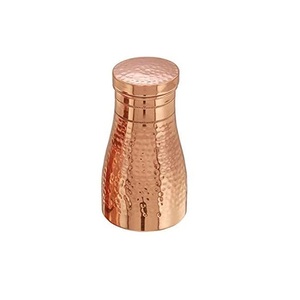 Carafe à eau en cuivre martelé pur, pichet ayurvédique en cuivre pour le stockage de l'eau potable, usage quotidien, provenant d'un fournisseur indien - Product Image 3