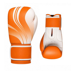 Gants de boxe professionnels en cuir sur mesure - Légers, respirants, à fermeture à lacets, pour MMA/Kickboxing - Product Image 6