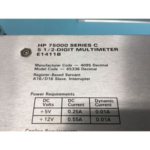 Hewlett-Packard HP E1411B Serie 7500 C 5 1/2 - Equipo y Piezas de Semiconductores de Confianza de Marca Mundial - Product Image 3
