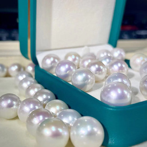 Perlas Sueltas Hechas a Mano, Color Natural, Acabado Espejo, Luz Intensa Comparable a las Perlas Blancas Australianas - Product Image 1