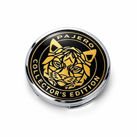 Emblème de voiture en plastique ABS chromé, badge de voiture personnalisé, emblème automobile moulé sous pression, surface lisse résistante à l'eau pour plaque signalétique d'appareil