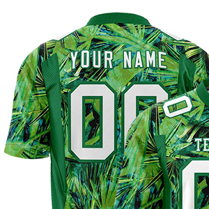 Nouveau design, meilleure qualité, maillot de football américain respirant à manches courtes, personnalisable, léger. - Product Image 3