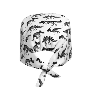 Unisex Butterfly Print Scrub Cap - Adjustable Tie-Back Medical Hat - Wholesale Factory Price Professional Surgical Headwear - Product Image 2