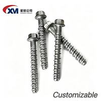 Factory Supply Carbon Steel Self-cutting Screw Hex Flange Head Zinc Plated M6-M14 High Tensile Strength OEM ODM Custom Concrete