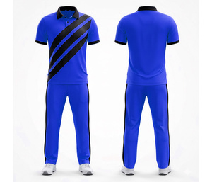 OEM Custom <b>Cricket</b> Uniform Sublimation Sportswear Set | Men Women Youth <b>Cricket</b> Wears Polo Shirt and Trouser Full Team - Product Image 2