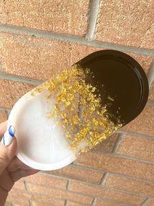 Resin tray Handmade resin tray <b>Epoxy</b> resin tray Decorative resin tray Serving resin tray Resin serving tray - Product Image 5